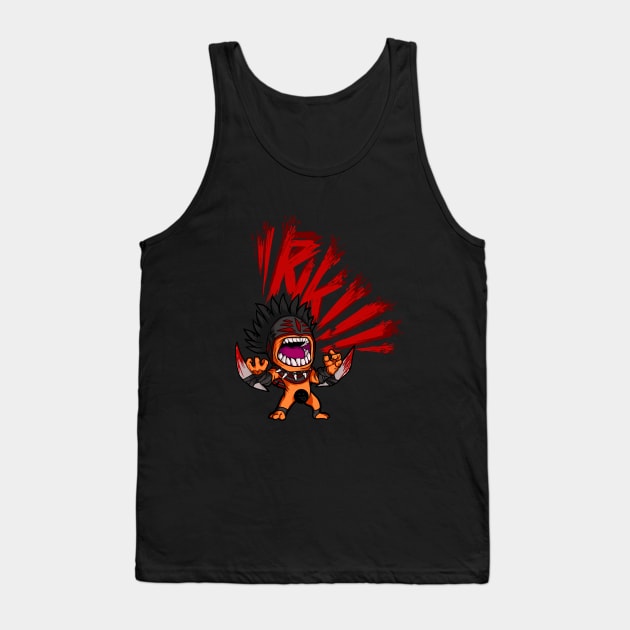 Bloody Rage Tank Top by mankeeboi